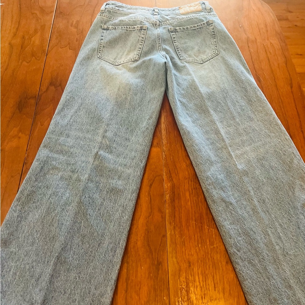 PACSUN Casey light wash low rise wide leg jeans